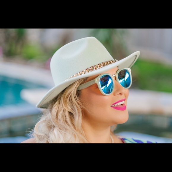 Mint Fedora Hat - Picture 2 of 2